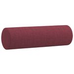 Casa si Gradina - Mobilier - Canapele si coltare - Canapele - Canapea cu 3 locuri cu pernute, rosu vin, 180 cm, textil - Infinity.ro