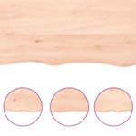 Casa si Gradina - Mobilier - Feronerie si accesorii mobila - Blat de masa, 100x50x(2-4) cm, lemn masiv de stejar netratat - Infinity.ro