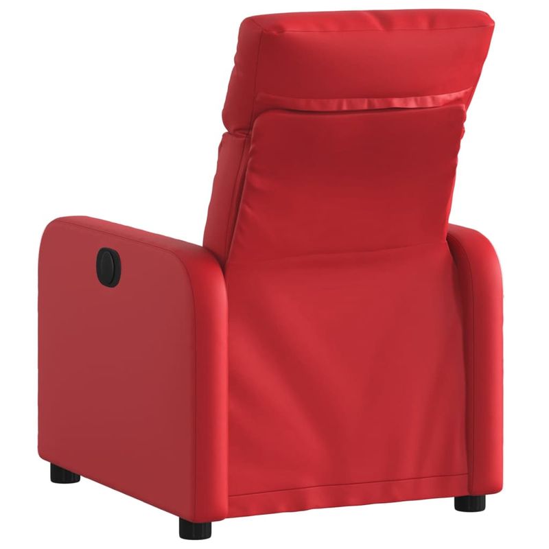 Casa si Gradina - Mobilier - Scaune si fotolii - Fotolii - Fotoliu rabatabil, rosu, piele ecologica - Infinity.ro
