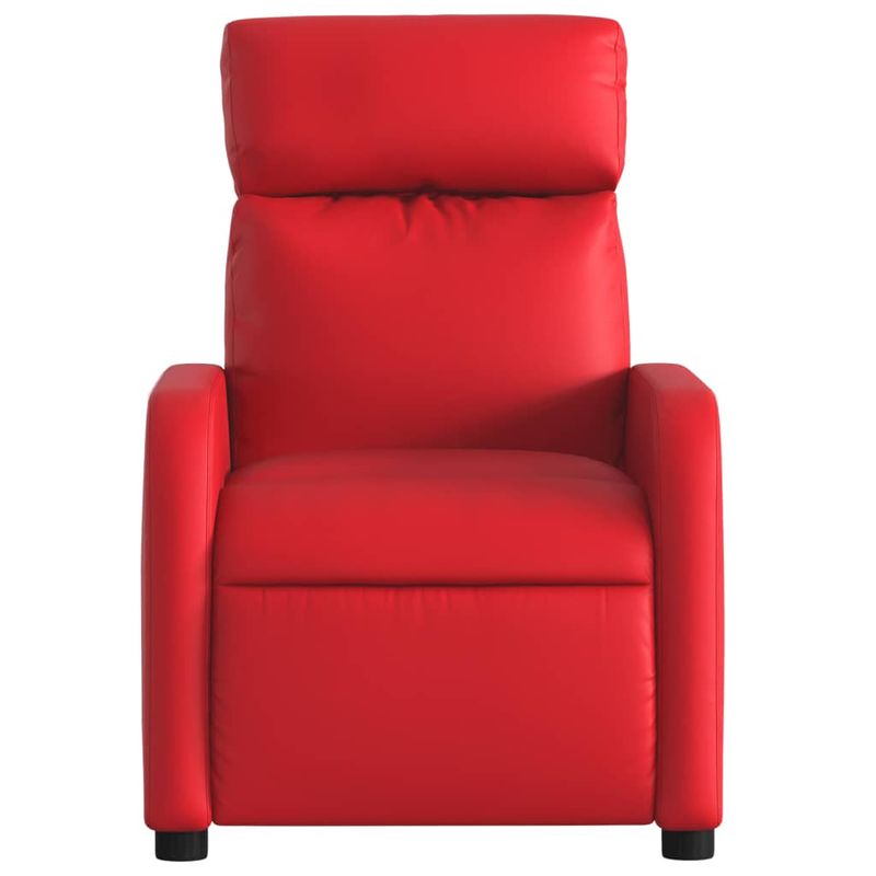Casa si Gradina - Mobilier - Scaune si fotolii - Fotolii - Fotoliu rabatabil, rosu, piele ecologica - Infinity.ro