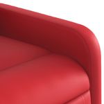 Casa si Gradina - Mobilier - Scaune si fotolii - Fotolii - Fotoliu rabatabil, rosu, piele ecologica - Infinity.ro