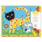 Jucarii, Copii si Bebe - Jucarii si jocuri - Jucarii & jocuri educative - Seturi de artizanat - Set creativ Djeco, Bebe deseneaza cu buline - Infinity.ro
