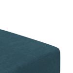 Casa si Gradina - Mobilier - Canapele si coltare - Canapele - Canapea extensibila cu 2 locuri, albastru, catifea - Infinity.ro