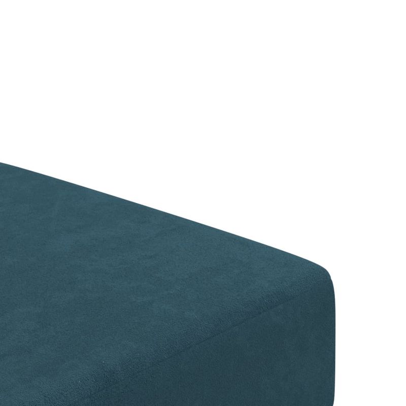 Casa si Gradina - Mobilier - Canapele si coltare - Canapele - Canapea extensibila cu 2 locuri, albastru, catifea - Infinity.ro