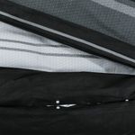 Casa si Gradina - Textile si covoare - Lenjerii de pat - Seturi de lenjerie - Set cu husa de pilota, negru și alb, 140x200 cm, bumbac, mărime 140x200 cm + 50x75 cm - Infinity.ro