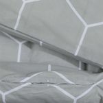 Casa si Gradina - Textile si covoare - Lenjerii de pat - Seturi de lenjerie - Set cu husa de pilota, gri, 140x200 cm, bumbac - Infinity.ro