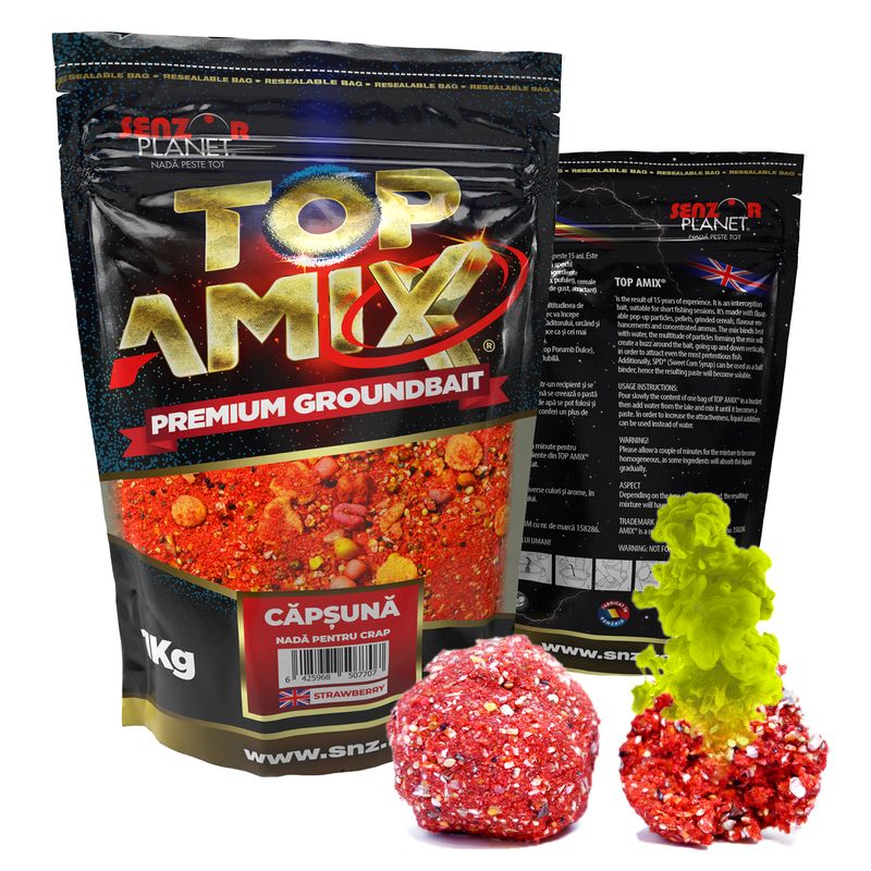 Sport si Outdoor - Sporturi acvatice - Pescuit - Nade si momeli - TOP AMIX CAPSUNA 1 kg - Infinity.ro