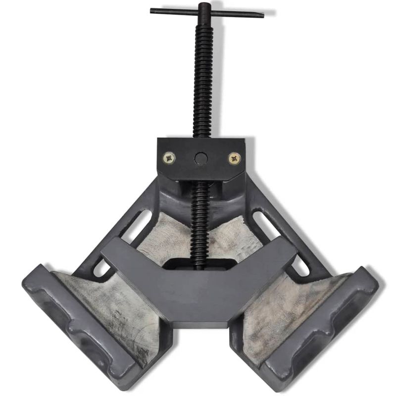 Casa si Gradina - Constructii - Scule electrice si accesorii - Menghine si cleme fixare - Menghina de colt masina de gaurit, actionare manuala, 115 mm - Infinity.ro