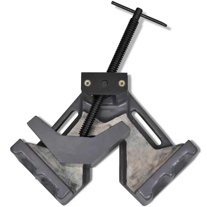 Casa si Gradina - Constructii - Scule electrice si accesorii - Menghine si cleme fixare - Menghina de colt masina de gaurit, actionare manuala, 115 mm - Infinity.ro