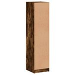Casa si Gradina - Mobilier - Comode si corpuri - Comode - Dulap cu usi din sticla, stejar fumuriu, 35x37x142 cm - Infinity.ro