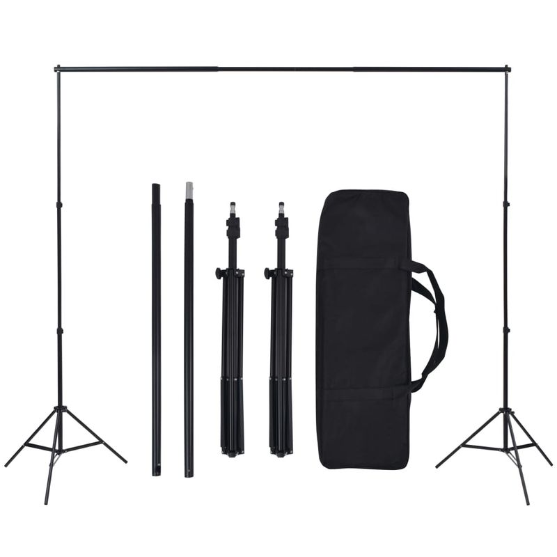 TV, Audio-Video si Foto - Aparate foto si accesorii - Accesorii foto si video - Trepiede - Kit studio foto cu 5 decoruri colorate si rama ajustabila - Infinity.ro