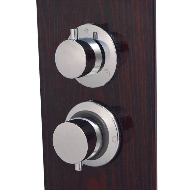 Casa si Gradina - Constructii - Scule electrice si accesorii - Accesorii polizare si slefuire - Sistem cu panel de dus, sticla, maro - Infinity.ro