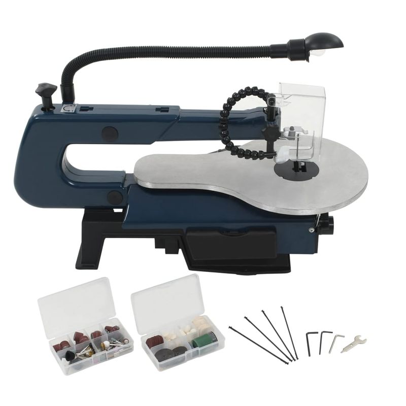 Casa si Gradina - Constructii - Scule de mana si unelte - Bomfaiere si fierastraie - Set masina de taiat, 108 piese, 125 W, 252 mm - Infinity.ro