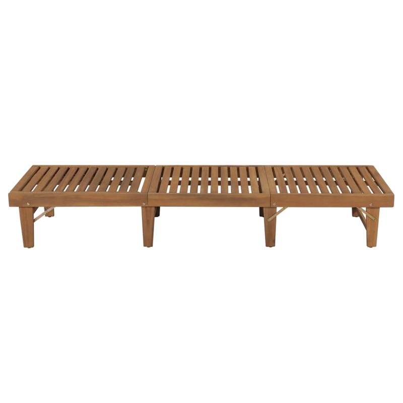 Casa si Gradina - Gradina si terasa - Mobilier exterior - Scaune si sezlonguri gradina - Sezlong de plaja pliabil, lemn masiv de acacia - Infinity.ro