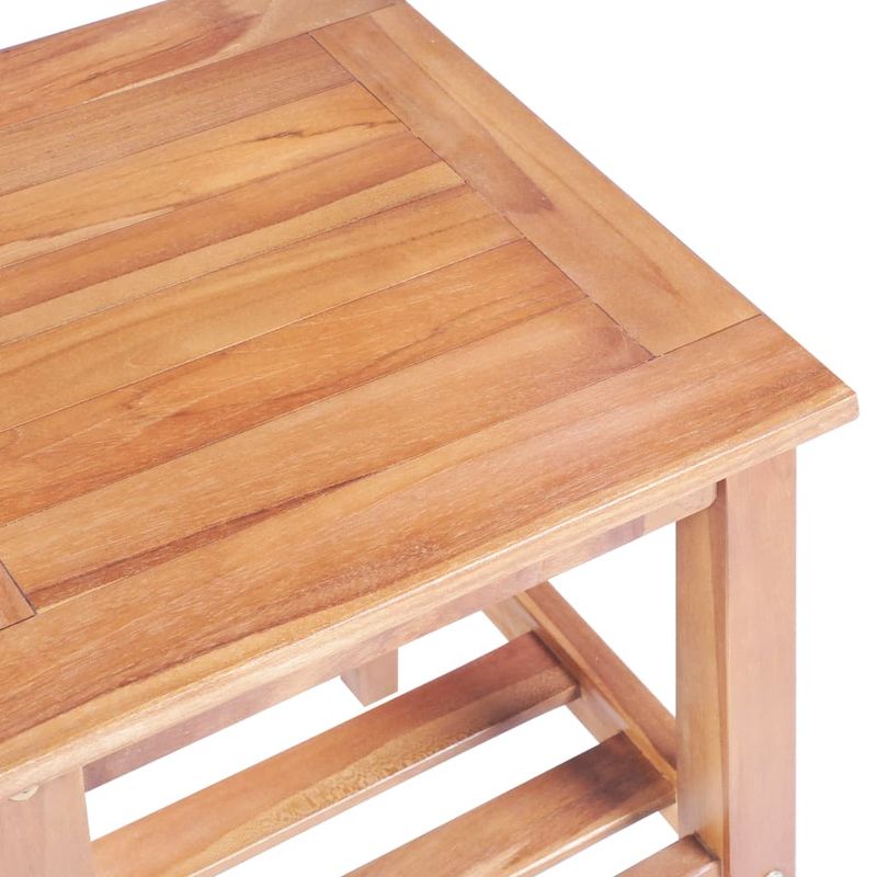 Casa si Gradina - Mobilier - Mese si birouri - Masute de cafea - Masuta de cafea, 40 x 40 x 50 cm, lemn masiv de tec, patrata - Infinity.ro