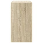 Casa si Gradina - Mobilier - Dulapuri si sifoniere - Dulapuri - Dulap de perete cu usi din sticla, stejar sonoma, 68x37x68,5 cm - Infinity.ro