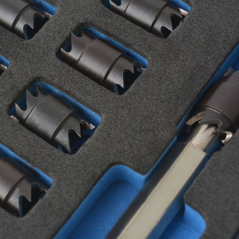 Auto si Moto - Reparatii si depanare - Scule auto - Scule si truse auto - Set cutter pentru sudura in puncte, 13 piese, HSS - Infinity.ro