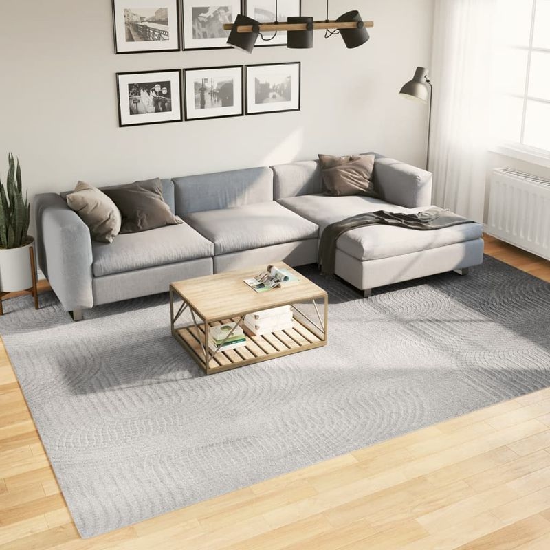 Casa si Gradina - Textile si covoare - Covoare - Covoare casa - Covor "IZA" aspect scandinav, cu fire scurte, gri, 240x340 cm - Infinity.ro