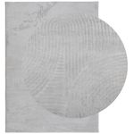 Casa si Gradina - Textile si covoare - Covoare - Covoare casa - Covor "IZA" aspect scandinav, cu fire scurte, gri, 240x340 cm - Infinity.ro