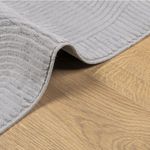Casa si Gradina - Textile si covoare - Covoare - Covoare casa - Covor "IZA" aspect scandinav, cu fire scurte, gri, 240x340 cm - Infinity.ro