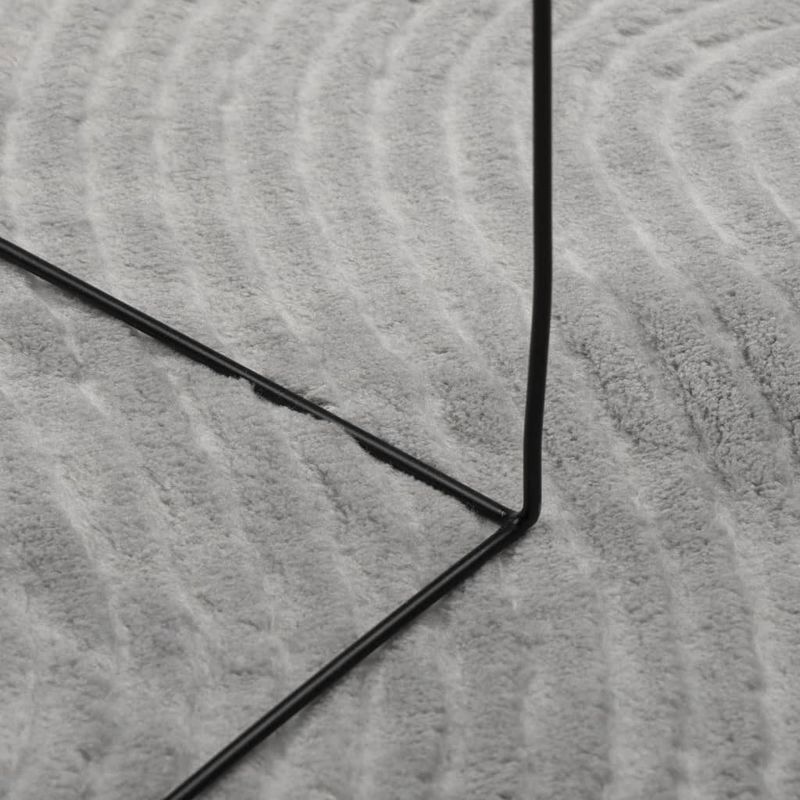 Casa si Gradina - Textile si covoare - Covoare - Covoare casa - Covor "IZA" aspect scandinav, cu fire scurte, gri, 240x340 cm - Infinity.ro