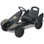 Jucarii, Copii si Bebe - Jucarii si jocuri - Jucarii de exterior - Masinute si vehicule pentru copii - Masinuta kart cu sezut reglabil neagra - Infinity.ro