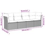 Casa si Gradina - Gradina si terasa - Mobilier exterior - Seturi mobila gradina - Set canapele de gradina, 4 piese, cu perne, bej, poliratan - Infinity.ro