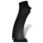 Casa si Gradina - Sanitare - Suporturi si accesorii baie - Accesorii baie - Suport bijuterii flanel pentru colier, negru, 23 x 11,5 x 30 cm, 2 buc - Infinity.ro