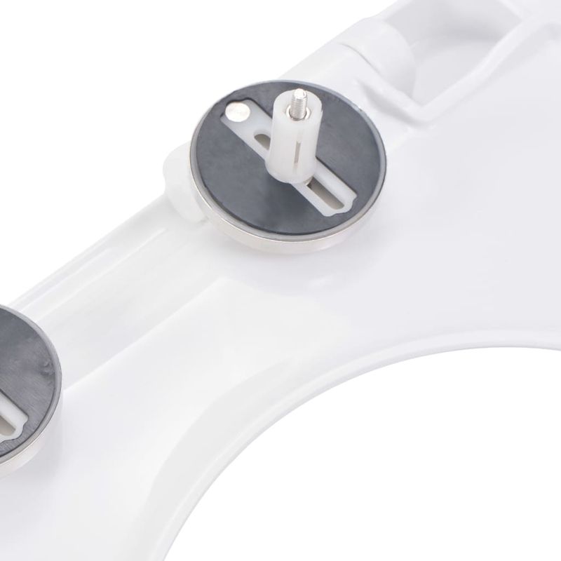 Casa si Gradina - Sanitare - Obiecte sanitare - Vase de toaleta - Capac WC cu inchidere silentioasa, eliberare rapida, alb, mărime 46x36.5 cm(110 - 170 mm) - Infinity.ro