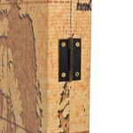 Casa si Gradina - Decoratiuni - Pereti despartitori si paravane - Paravan de camera pliabil, galben 120 x 170 cm, harta lumii - Infinity.ro