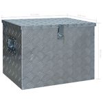 Casa si Gradina - Constructii - Depozitare, transport si protectie - Organizatoare si cutii scule - Lada din aluminiu, 610 x 430 x 455 cm, argintiu - Infinity.ro