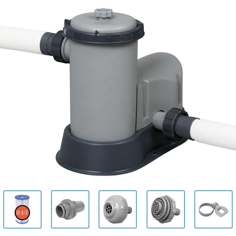 Casa si Gradina/Constructii/Scari si accesorii interioare/Alte accesorii pentru piscine - Bestway Pompa de filtrare piscina Flowclear, 5678 L/h - Infinity.ro