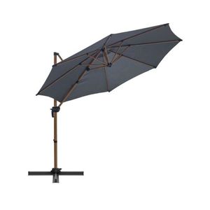 Umbrela gradina/terasa, cu articulatie, antracit, 300 cm, Roma