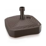 Casa si Gradina - Decoratiuni - Obiecte decorative - Suporturi umbrele - Suport pentru umbrela, Prosperplast, patrat, maro, 12 l, 39 x 39 x 13 cm - Infinity.ro