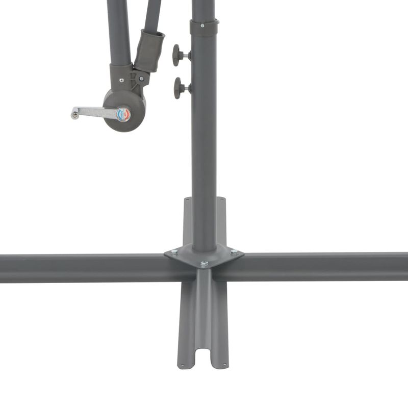 Casa si Gradina - Gradina si terasa - Umbrele si pavilioane - Umbrele - Umbrela suspendata cu stalp de aluminiu, rosu bordo, 300 cm - Infinity.ro