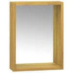 Casa si Gradina - Mobilier - Dulapuri si sifoniere - Dulapuri - Dulap cu oglinda, 30x10x40 cm, lemn masiv de tec - Infinity.ro