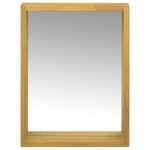 Casa si Gradina - Mobilier - Dulapuri si sifoniere - Dulapuri - Dulap cu oglinda, 30x10x40 cm, lemn masiv de tec - Infinity.ro