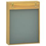 Casa si Gradina - Mobilier - Dulapuri si sifoniere - Dulapuri - Dulap cu oglinda, 30x10x40 cm, lemn masiv de tec - Infinity.ro