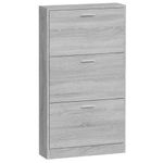Casa si Gradina - Mobilier - Organizare si depozitare - Organizator incaltaminte - Pantofar, gri sonoma, 59x17x108 cm, lemn prelucrat - Infinity.ro