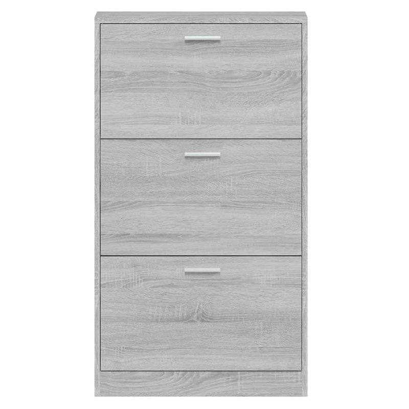 Casa si Gradina - Mobilier - Organizare si depozitare - Organizator incaltaminte - Pantofar, gri sonoma, 59x17x108 cm, lemn prelucrat - Infinity.ro