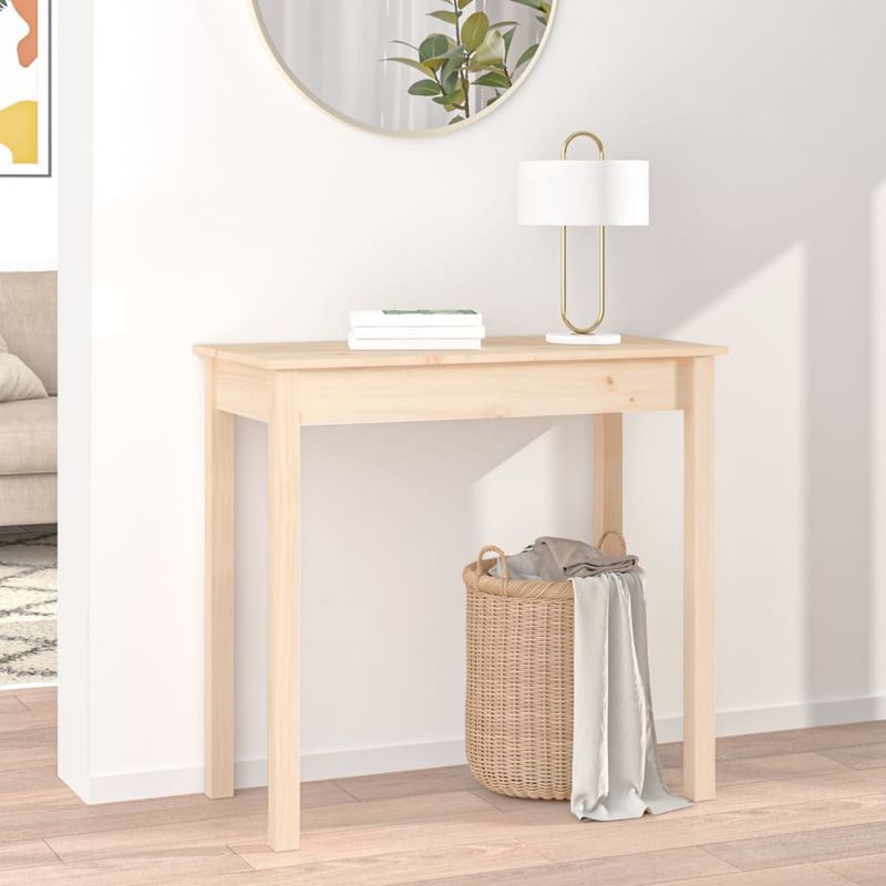 Casa si Gradina - Mobilier - Comode si corpuri - Console - Masa consola, 80x40x75 cm, lemn masiv de pin - Infinity.ro