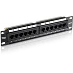 PC, gaming si accesorii - Servere - Cabinete metalice - Patch Panel 12 porturi RJ45 UTP 10', Cat6 - TRENDnet TC-P12C6 - Infinity.ro