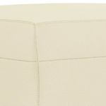 Casa si Gradina - Mobilier - Scaune si fotolii - Tabureti - Taburet, crem, 70x55x41 cm, piele ecologica - Infinity.ro