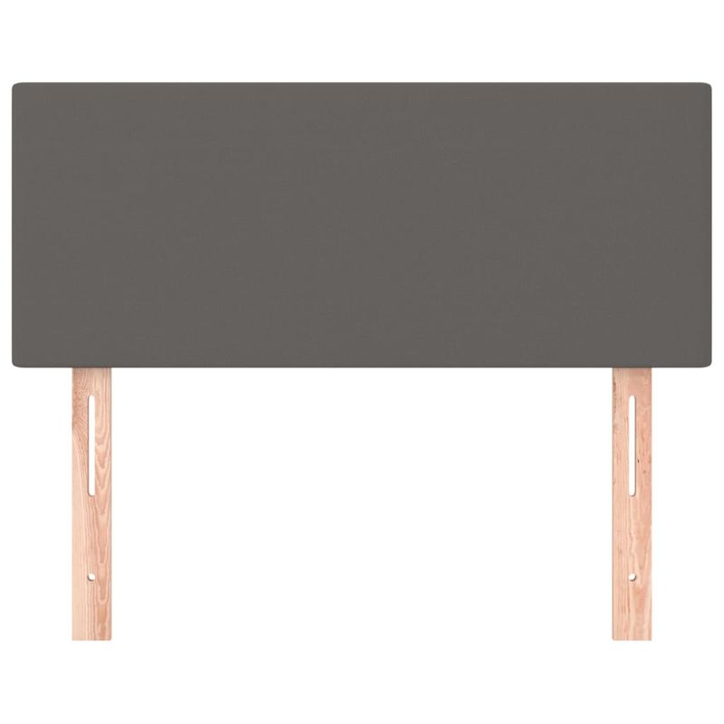 Casa si Gradina - Mobilier - Paturi si accesorii - Accesorii paturi - Tablie de pat, gri, 90x5x78/88 cm, piele ecologica - Infinity.ro