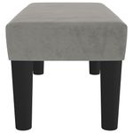 Casa si Gradina - Mobilier - Canapele si coltare - Banchete - Banca, gri deschis, 70x30x30 cm, catifea - Infinity.ro
