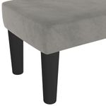 Casa si Gradina - Mobilier - Canapele si coltare - Banchete - Banca, gri deschis, 70x30x30 cm, catifea - Infinity.ro