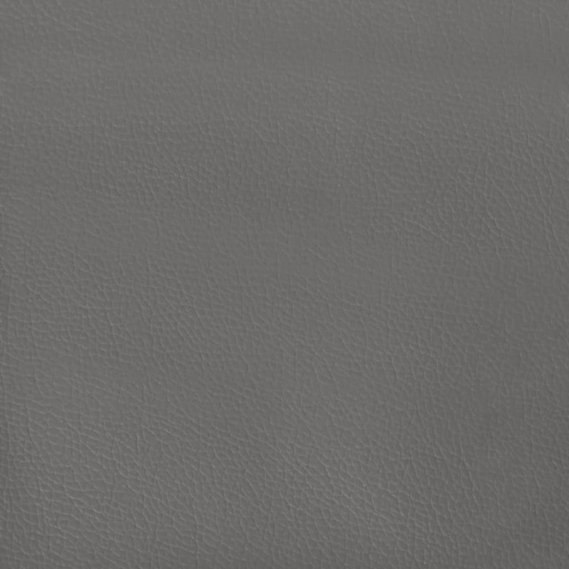 Casa si Gradina - Mobilier - Paturi si accesorii - Accesorii paturi - Tablie de pat cu aripioare gri 93x23x118/128 cm piele eco - Infinity.ro