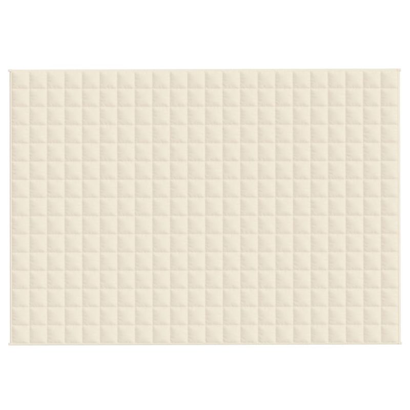 Casa si Gradina - Textile si covoare - Lenjerii de pat - Cearceafuri de pat - Patura cu greutati, crem deschis, 155x220 cm, 11 kg, textil - Infinity.ro