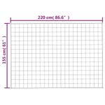 Casa si Gradina - Textile si covoare - Lenjerii de pat - Cearceafuri de pat - Patura cu greutati, crem deschis, 155x220 cm, 11 kg, textil - Infinity.ro