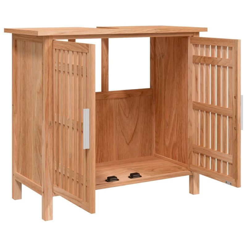 Casa si Gradina - Mobilier - Mobilier baie - Corpuri baie - Dulap chiuveta de baie, 66x29x61,5 cm, lemn masiv de nuc - Infinity.ro